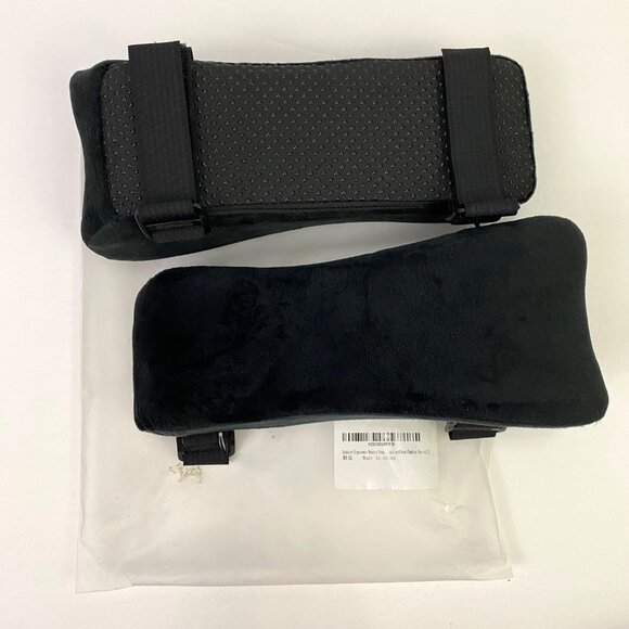 Dokicat Ergonomic Memory Foam Office Chair Desk Chair Armrest Comfort Pads Black - Picture 1 of 10